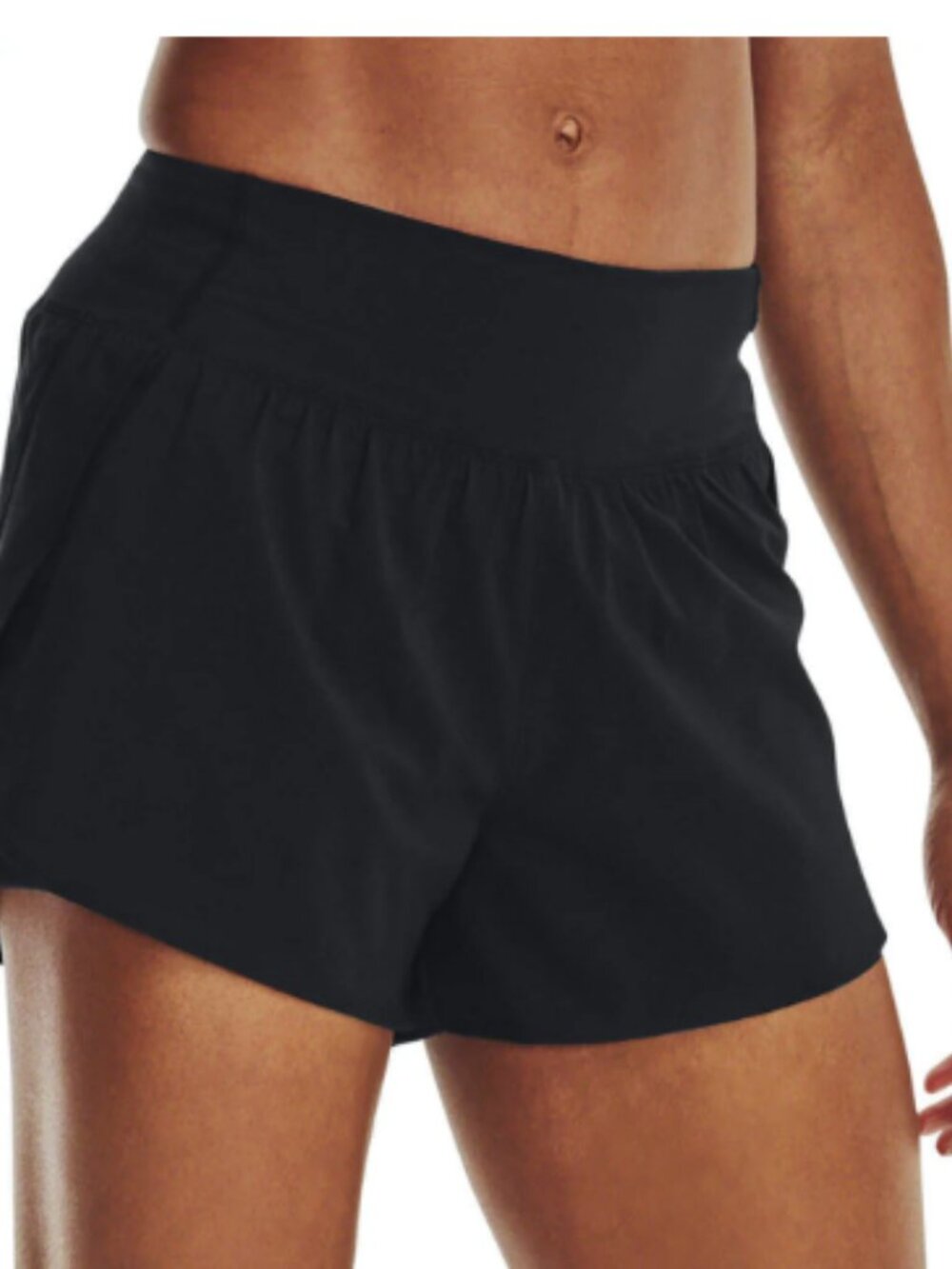 Under Armour Flex Woven 2 In 1 Womens Training Shorts - Black